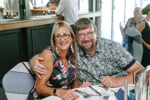 Launceston Golf Club wedding, the couple, frame 257