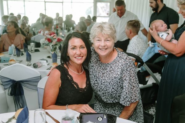 Tania and Jamie's wedding day in Kings Meadows, frame 259