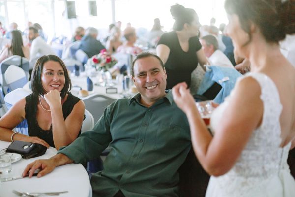 Launceston Golf Club wedding, the couple, frame 272