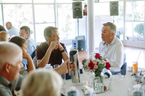 Tania and Jamie's wedding day in Kings Meadows, frame 274