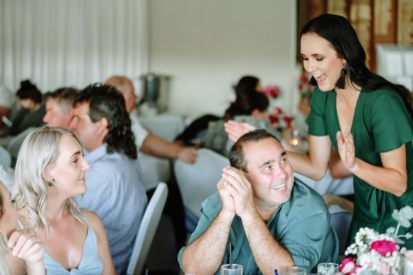 Launceston Golf Club wedding, the couple, frame 305
