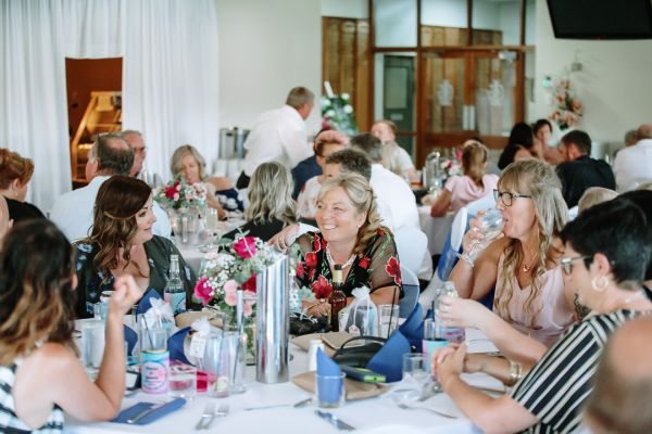 Tania and Jamie's wedding day in Kings Meadows, frame 313