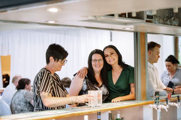 Tania and Jamie's wedding day in Kings Meadows, frame 316