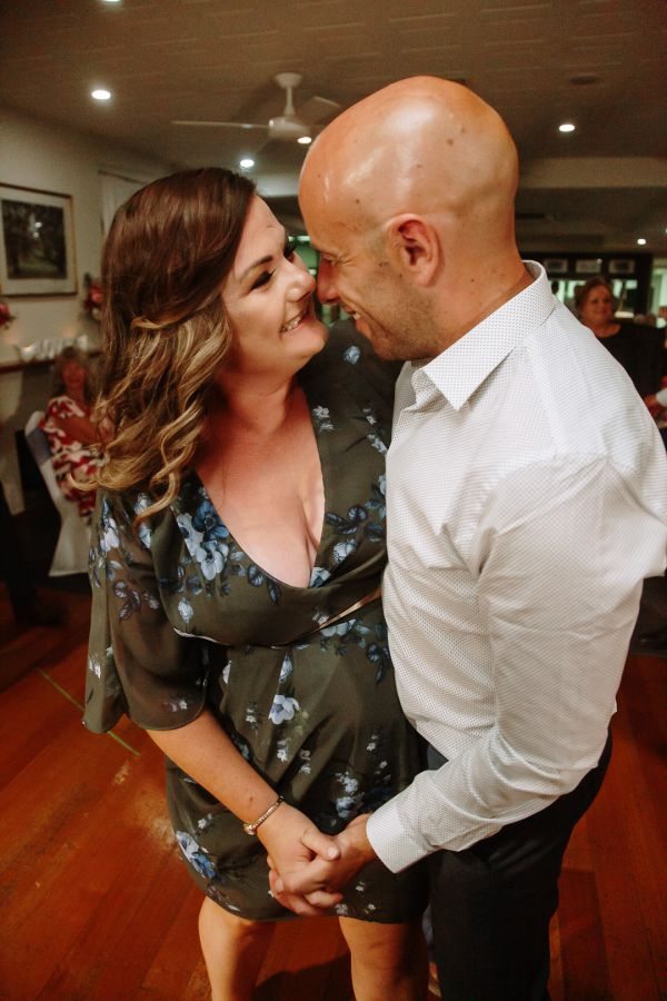 Launceston Golf Club wedding, the couple, frame 359