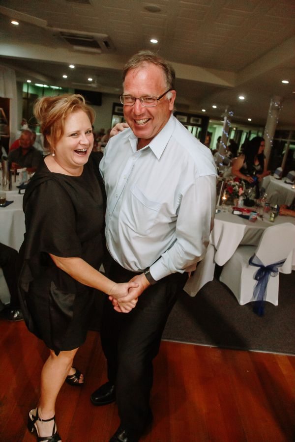 Tania and Jamie's wedding day in Kings Meadows, frame 361