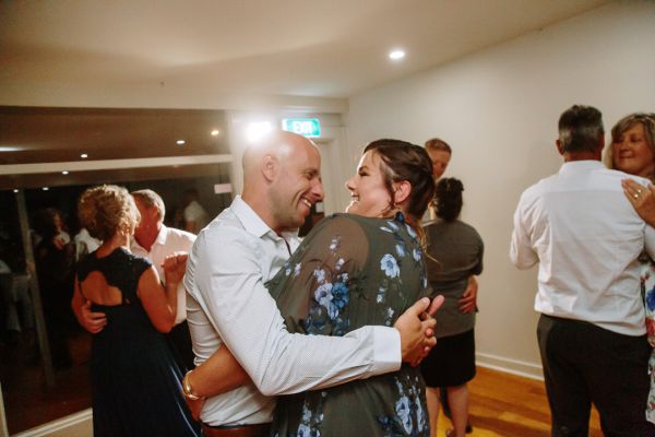 Tania and Jamie's wedding day in Kings Meadows, frame 364