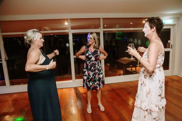 Tania and Jamie's wedding day in Kings Meadows, frame 379