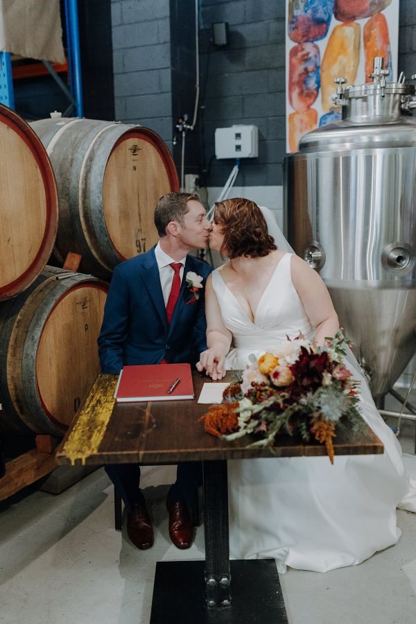 Future Mountain Brewing and Blending wedding, Anna and Stephen, frame 035