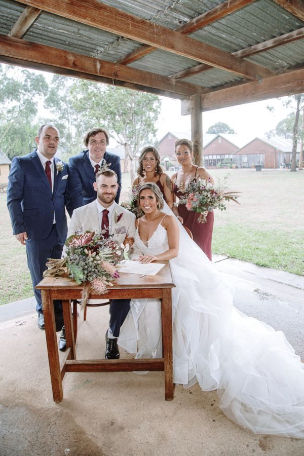 Adele and James' wedding day in Gledswood Hills, frame 040