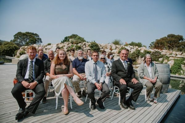 Caitlin and Dylan's wedding day in Taroona, frame 049