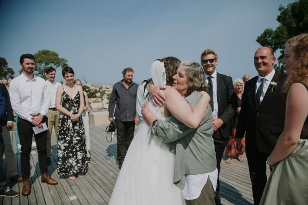 Caitlin and Dylan's wedding day in Taroona, frame 109