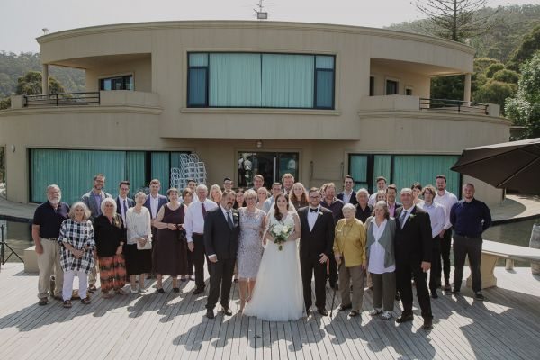 Caitlin and Dylan's wedding day in Taroona, frame 124