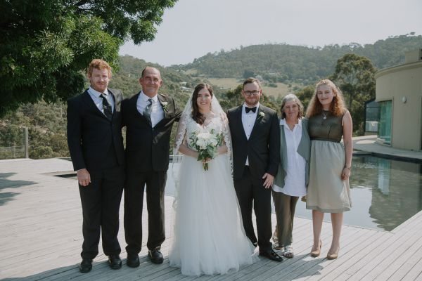 Caitlin and Dylan's wedding day in Taroona, frame 133