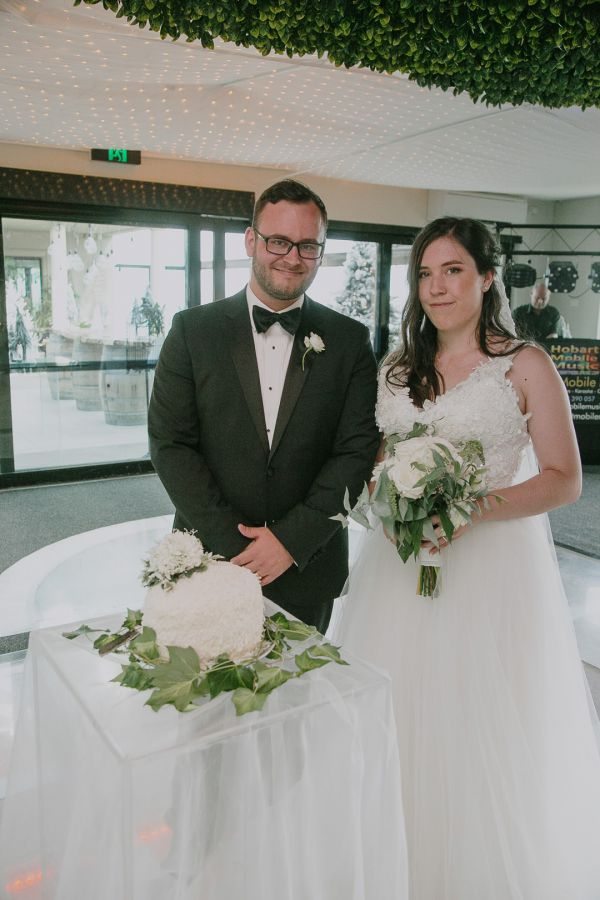 Caitlin and Dylan's wedding day in Taroona, frame 211