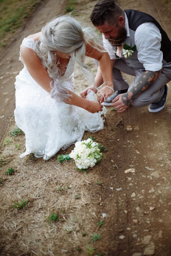 Steph and Kane's wedding day in New Norfolk, frame 022