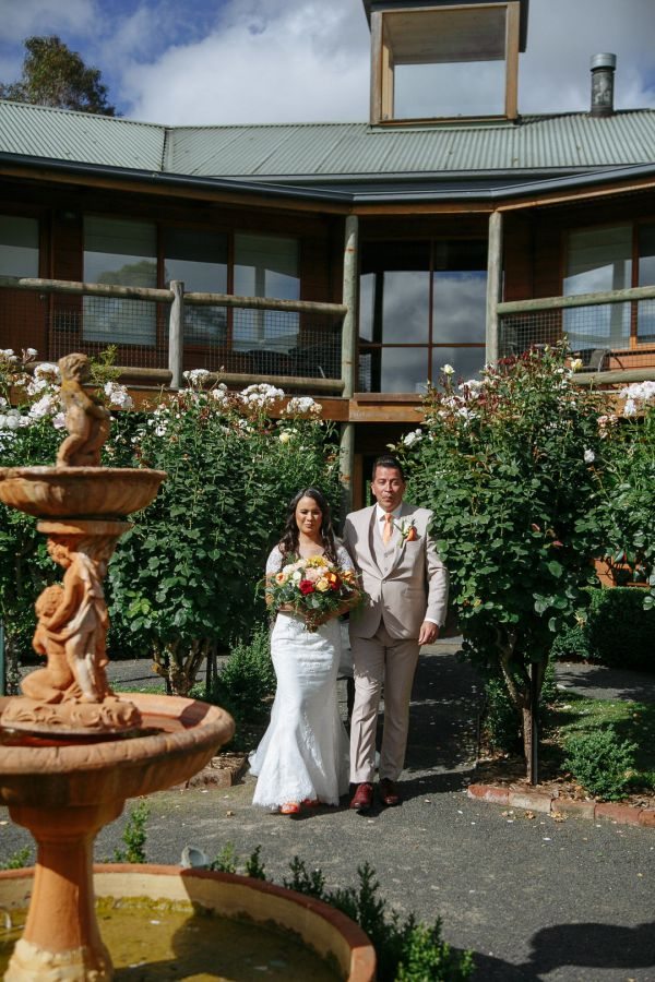Giovi and Andrés' wedding day in Lancefield, frame 115