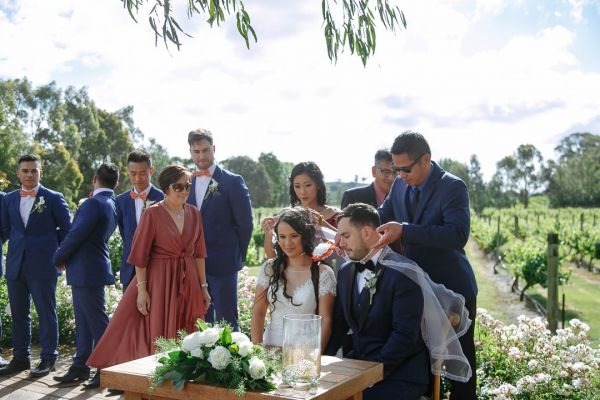 Giovi and Andrés' wedding day in Lancefield, frame 160