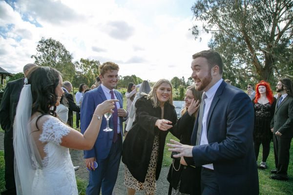 Giovi and Andrés' wedding day in Lancefield, frame 196