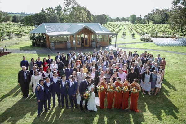 Giovi and Andrés' wedding day in Lancefield, frame 199