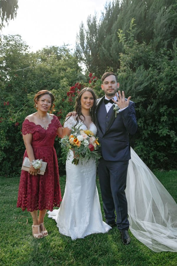 Giovi and Andrés' wedding day in Lancefield, frame 205
