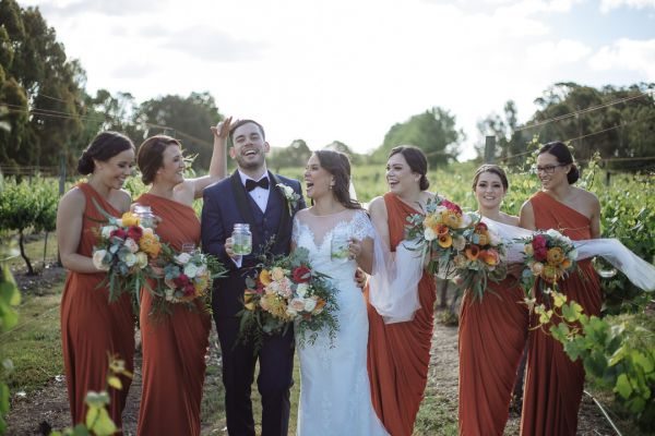 Giovi and Andrés' wedding day in Lancefield, frame 220