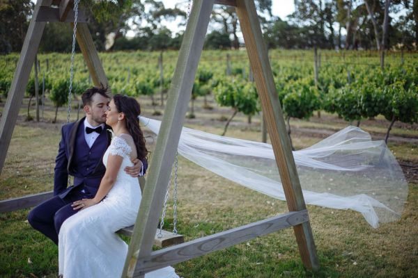 Giovi and Andrés' wedding day in Lancefield, frame 223