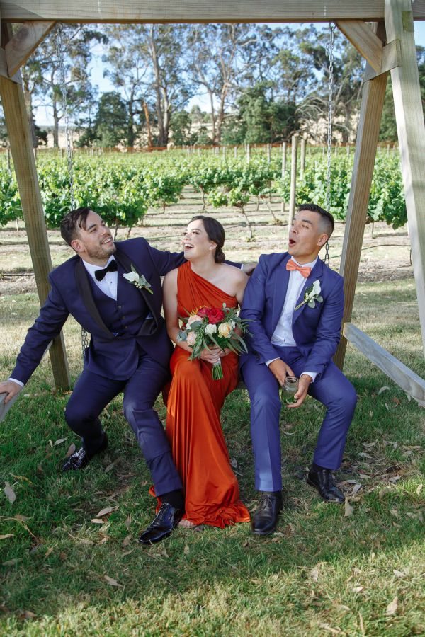 Giovi and Andrés' wedding day in Lancefield, frame 229