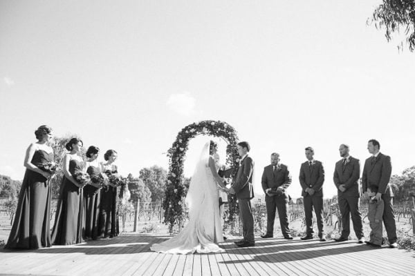 The couple's wedding day in Lancefield, frame 010