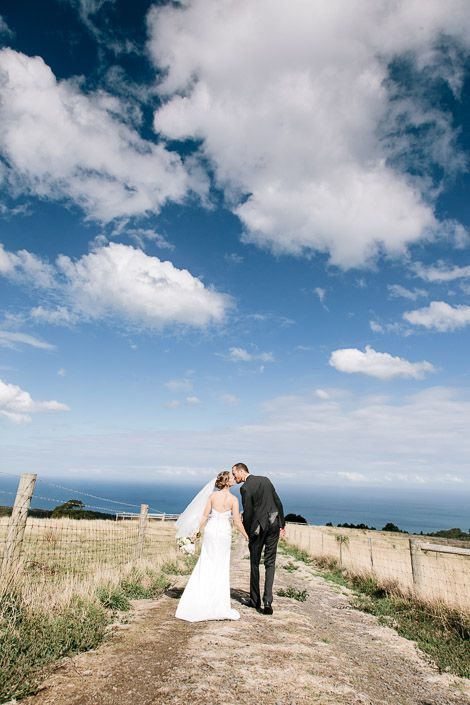 The couple's wedding day in Great Ocean Road, frame 045