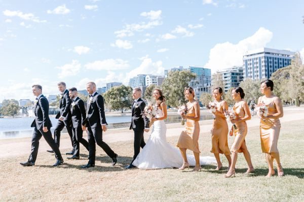Liana and Matt's wedding day in Albert Park, frame 010