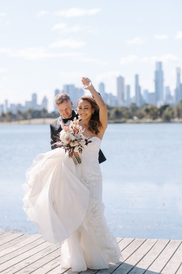 Wedding photograph 018 from Liana and Matt's day at Greenfields Albert Park