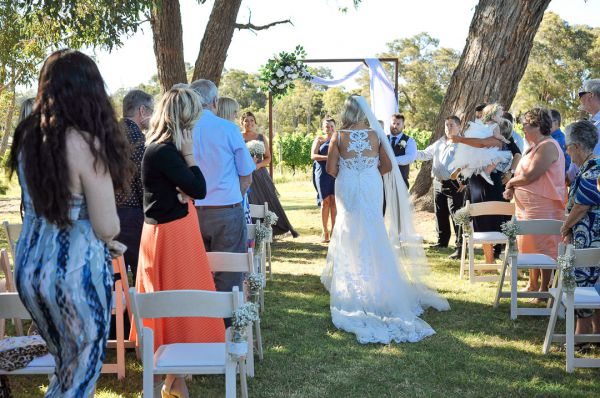 Natasha and Adam's wedding day in Wilyabrup, frame 067