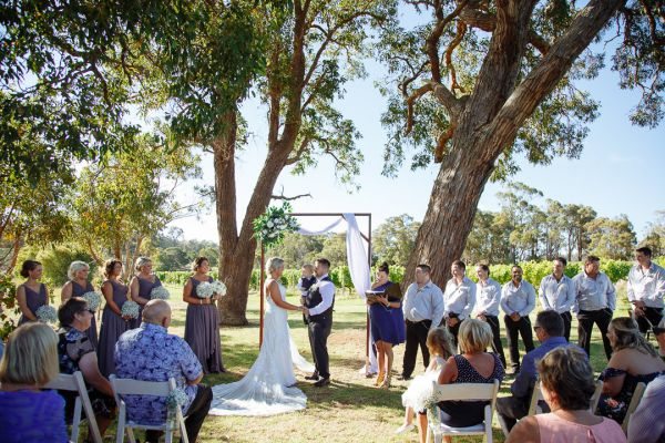 Natasha and Adam's wedding day in Wilyabrup, frame 079