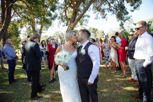 Natasha and Adam's wedding day in Wilyabrup, frame 100