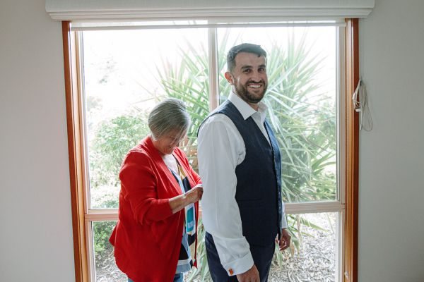 Kate and David's wedding day in Barton, frame 010