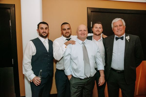 Kate and David's wedding day in Barton, frame 286