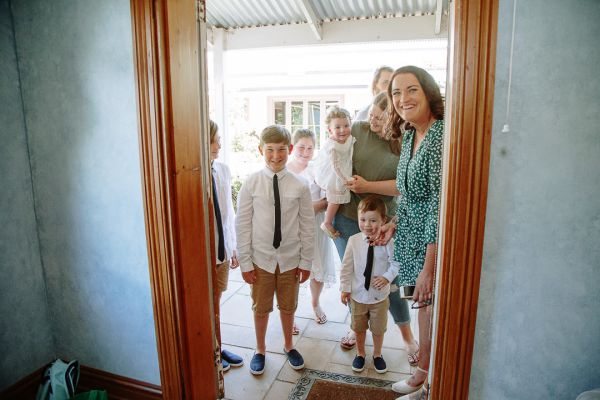 Keira and Adam's wedding day in Grahamvale, frame 058