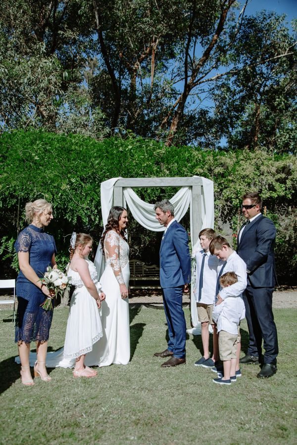 Keira and Adam's wedding day in Grahamvale, frame 097