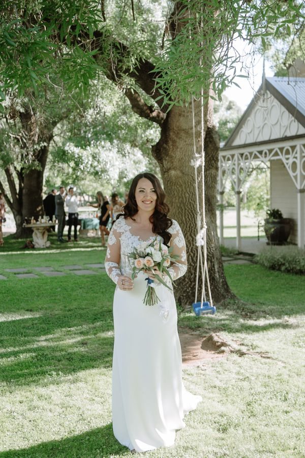 Keira and Adam's wedding day in Grahamvale, frame 169