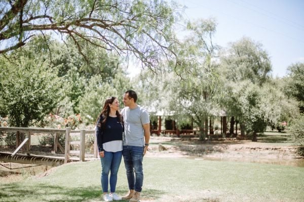 Vanessa and Michael's pre-wedding session in Dixons Creek, frame 010