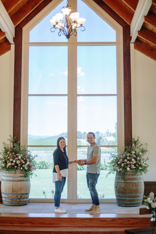 Vanessa and Michael's pre-wedding session in Dixons Creek, frame 022
