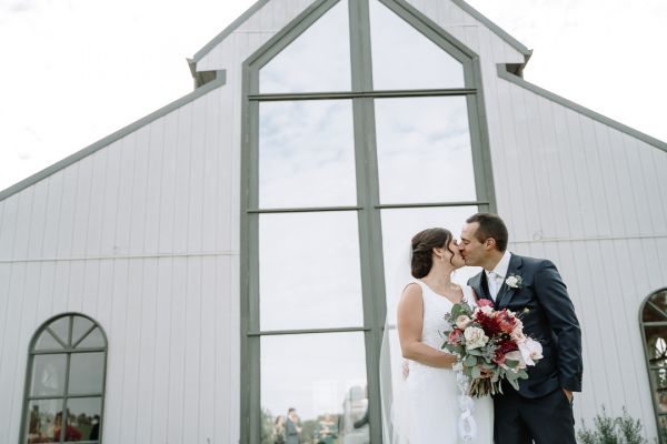 Vanessa and Michael's wedding day in Dixons Creek, frame 058