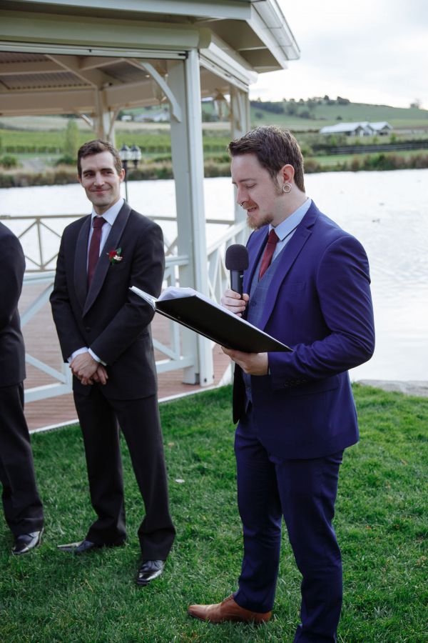 Wedding photograph 102 from the day at Josef Chromy Wines