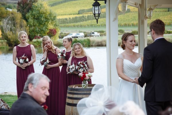 Wedding photograph 105 from the day at Josef Chromy Wines