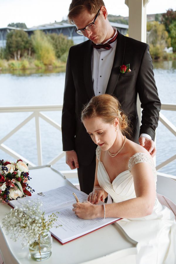Rachel and Joseph's wedding day in Relbia, frame 118