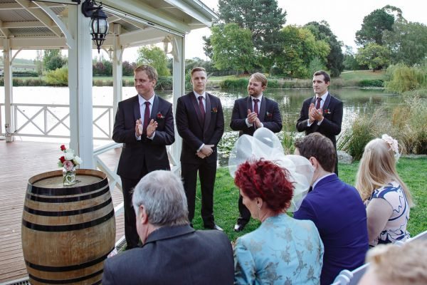 Wedding photograph 132 from the day at Josef Chromy Wines