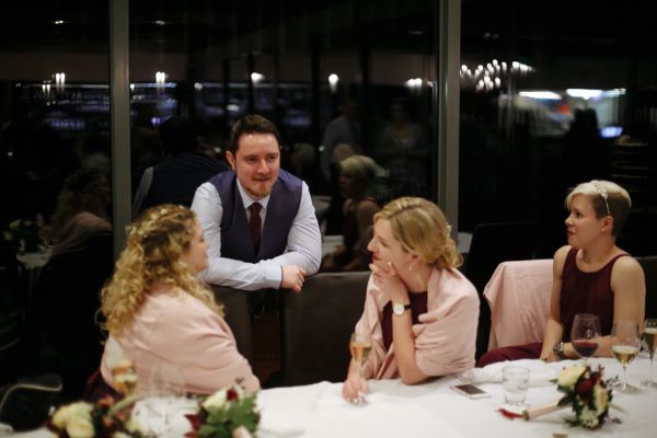 Josef Chromy Wines wedding, the couple, frame 290