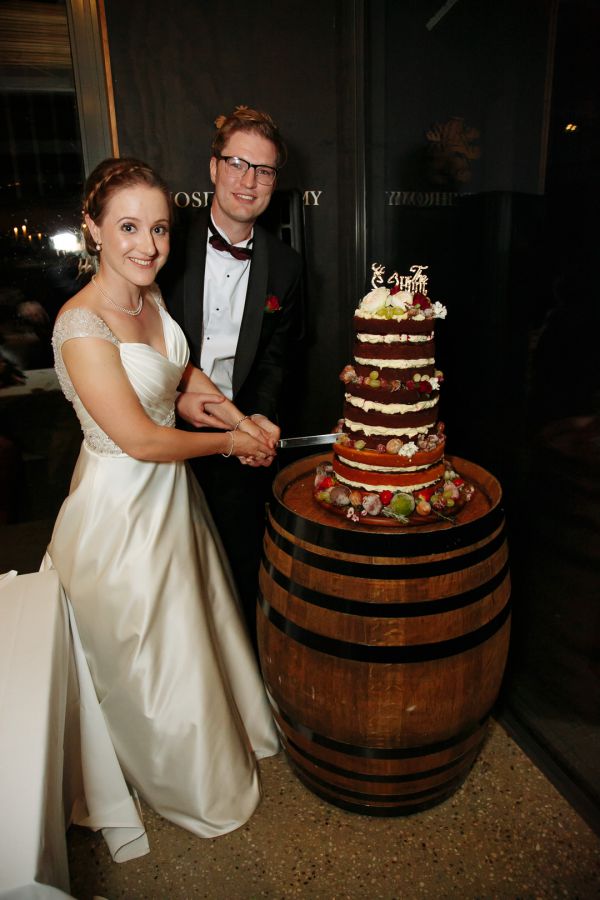 Josef Chromy Wines wedding, the couple, frame 323