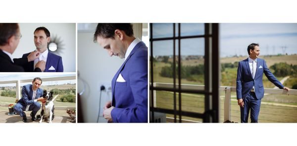 The couple's wedding day in Somerton, frame 004