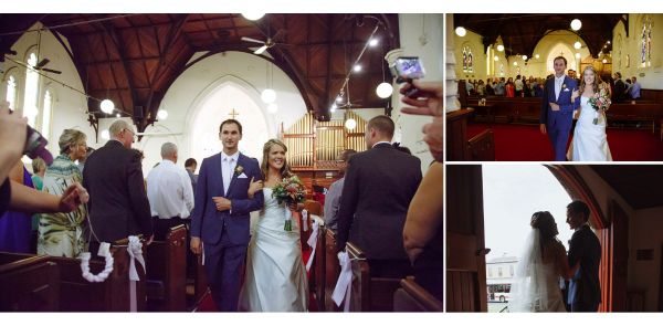The couple's wedding day in Somerton, frame 016